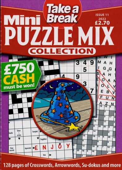 Take a Break Mini Puzzle Mix Collection Magazine