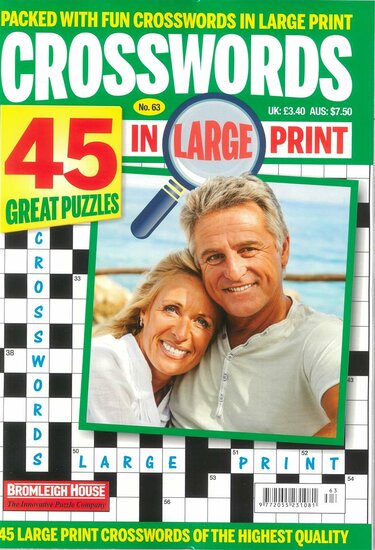 Crosswords in large print Magazine