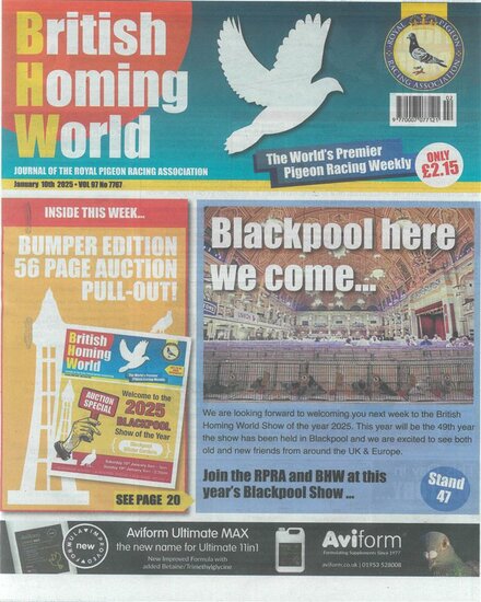 British Homing World Magazine